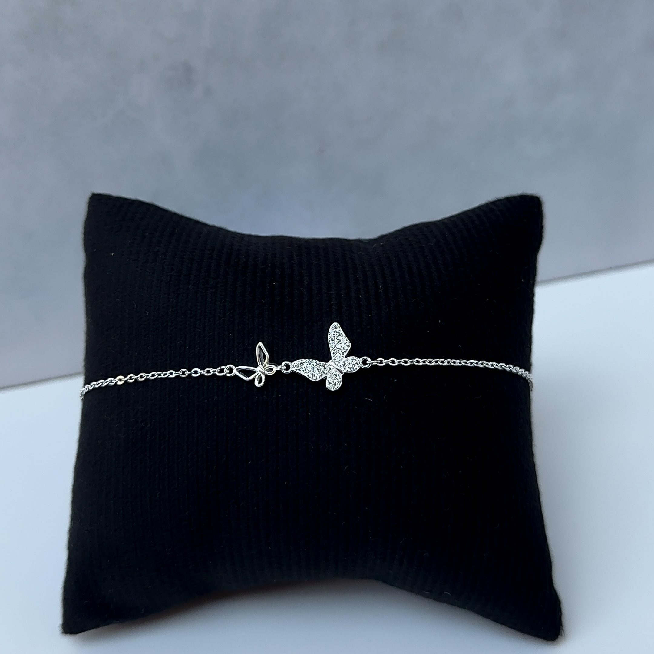 Pulseira Borboleta lisa/cravejada