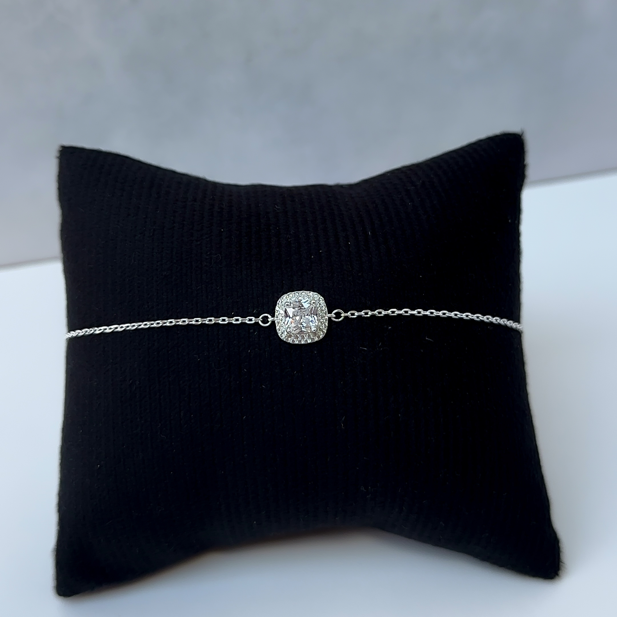 Pulseira Quadrada Cravejada